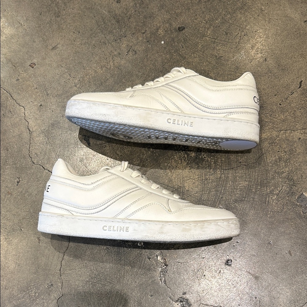 Celine women’s white Sneakers size 38 - Picture 1 of 5